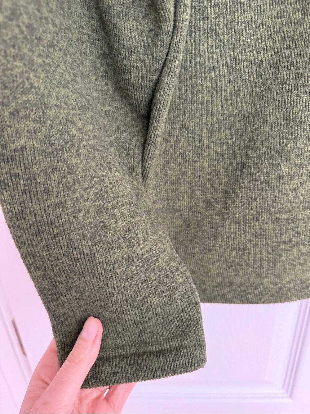 The North Face Canyonlands 1/2 Zip Fleece Olive Green (Men’s M)